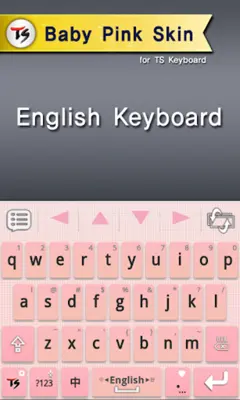 Baby Pink Skin for TS Keyboard android App screenshot 2