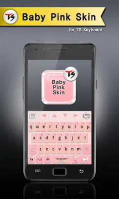 Baby Pink Skin for TS Keyboard android App screenshot 3